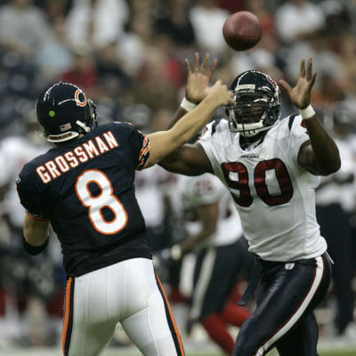 Rex Grossman, a former No. 1 pick of the Bears, is expected to join Mario Williams and the Texans at minicamp next week.
