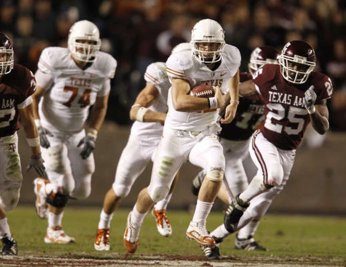 Colt McCoy will be the last Longhorn to wear No. 12 as it will be retired later this month.