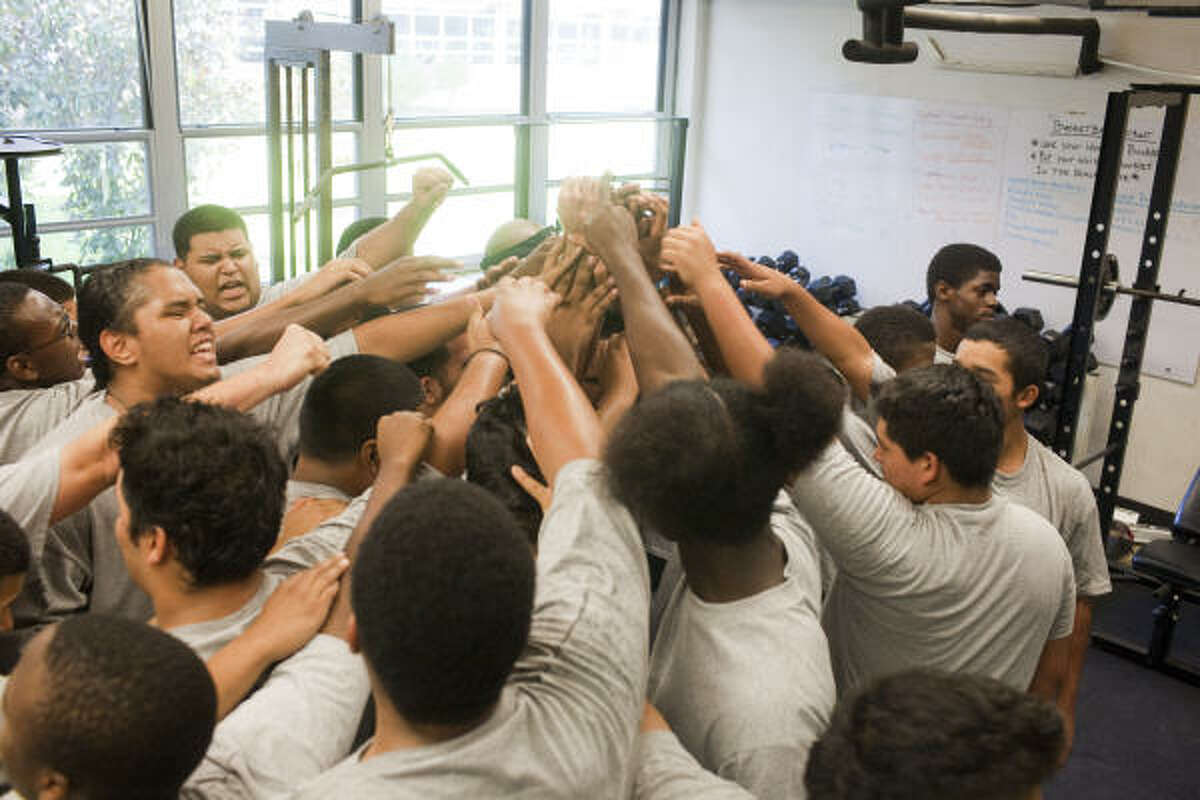 Sam Houston high school football rebuilding from scratch