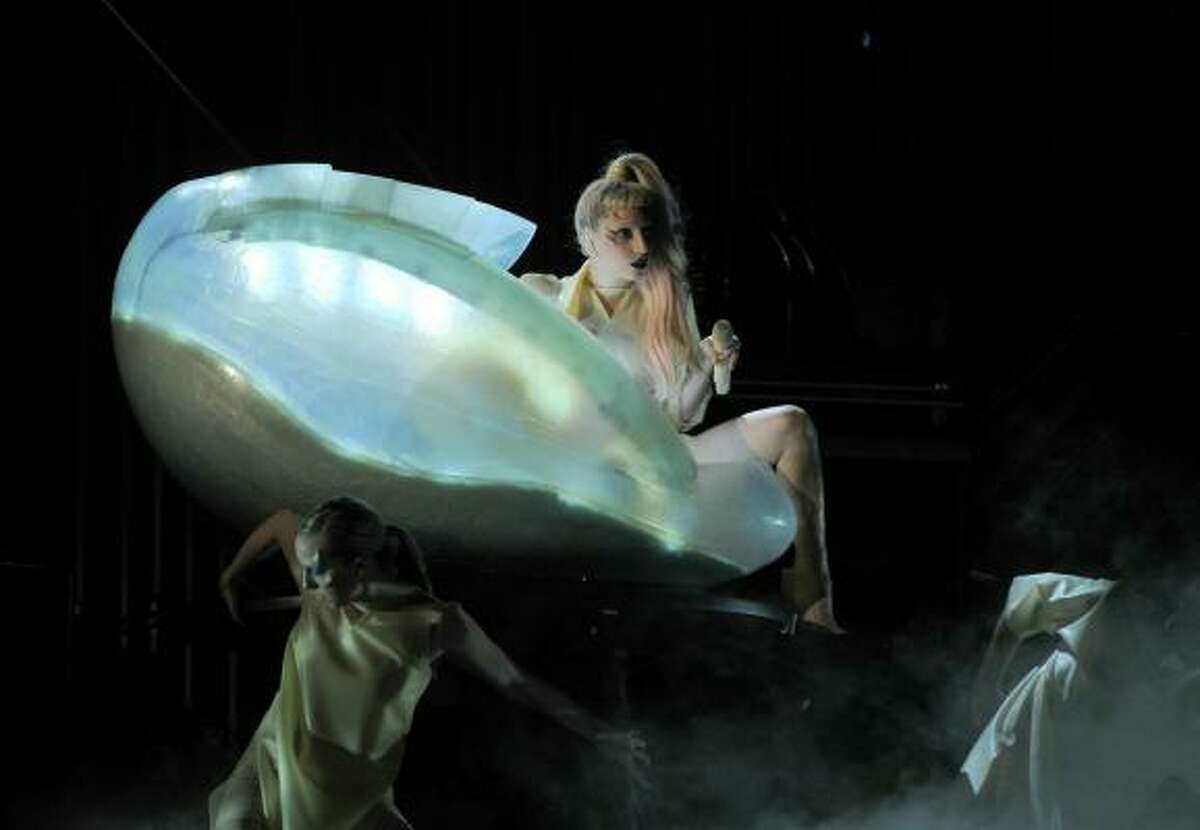 Lady Gaga performs onstage at The 53rd Annual GRAMMY Awards held at Staples Center.