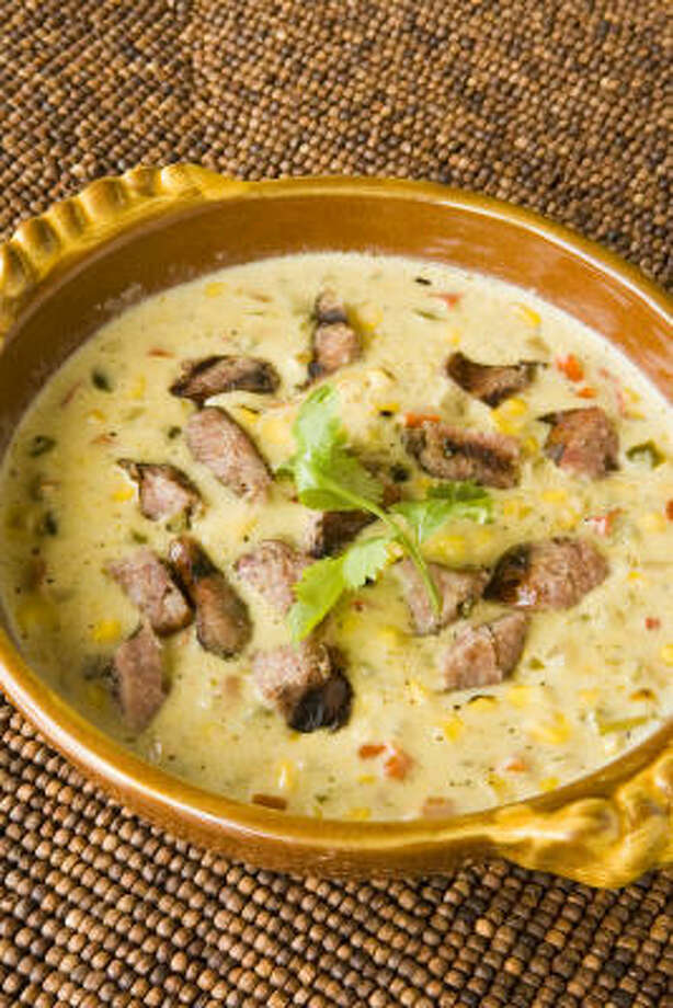 Poblano Soup turns up the heat Houston Chronicle