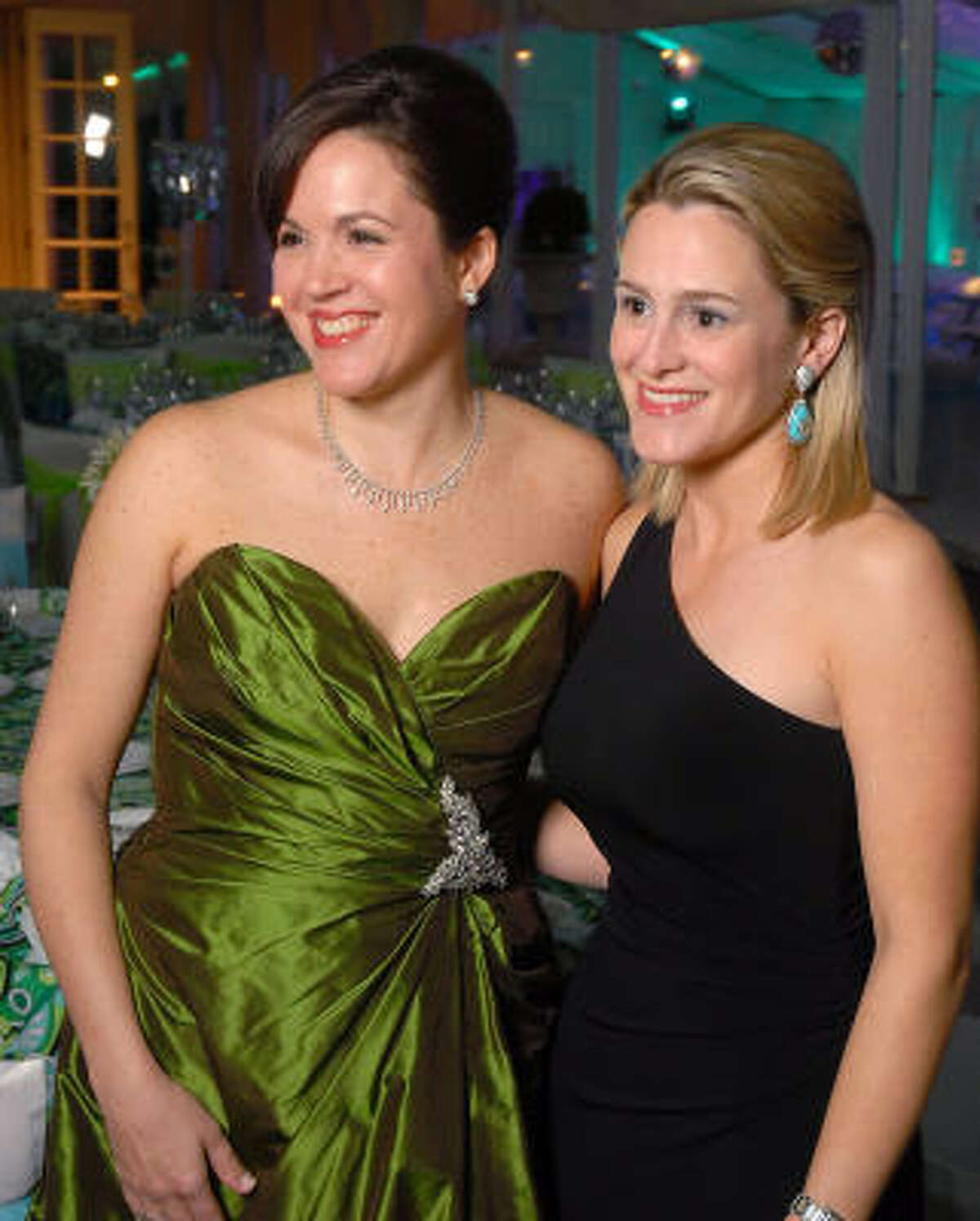 Mary Eliza Shaper, left, and Mary Louise Kinder at the Junior League Charity Ball at the Junior League of Houston.