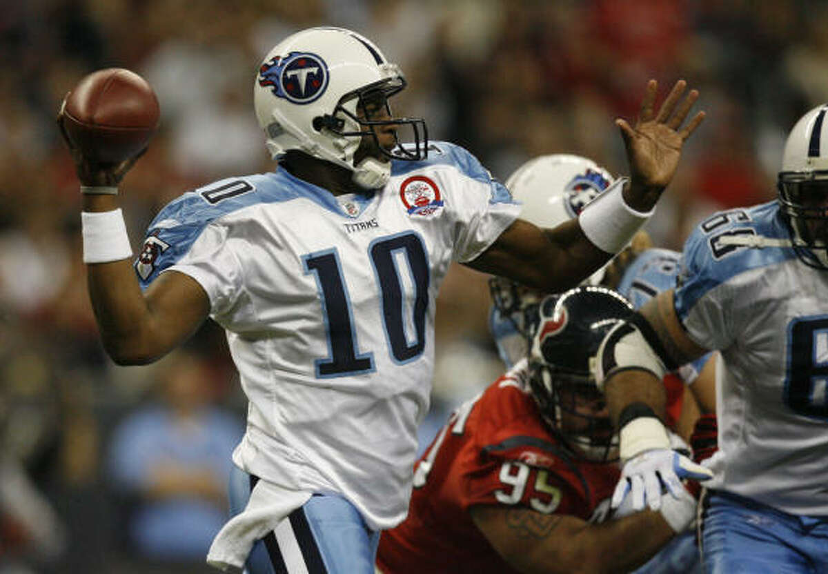 Madison product Vince Young improved to 4-0 since reclaiming the Titans' starting quarterback job.