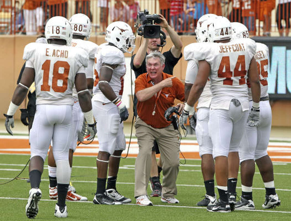 New era under way The remaining 10 members of the Big 12 are still awaiting a new name for their shrunken conference, but that hasn’t slowed preparation for a new era of football. Longhorns writer Mike Finger takes a look at some of the themes developing across the league.