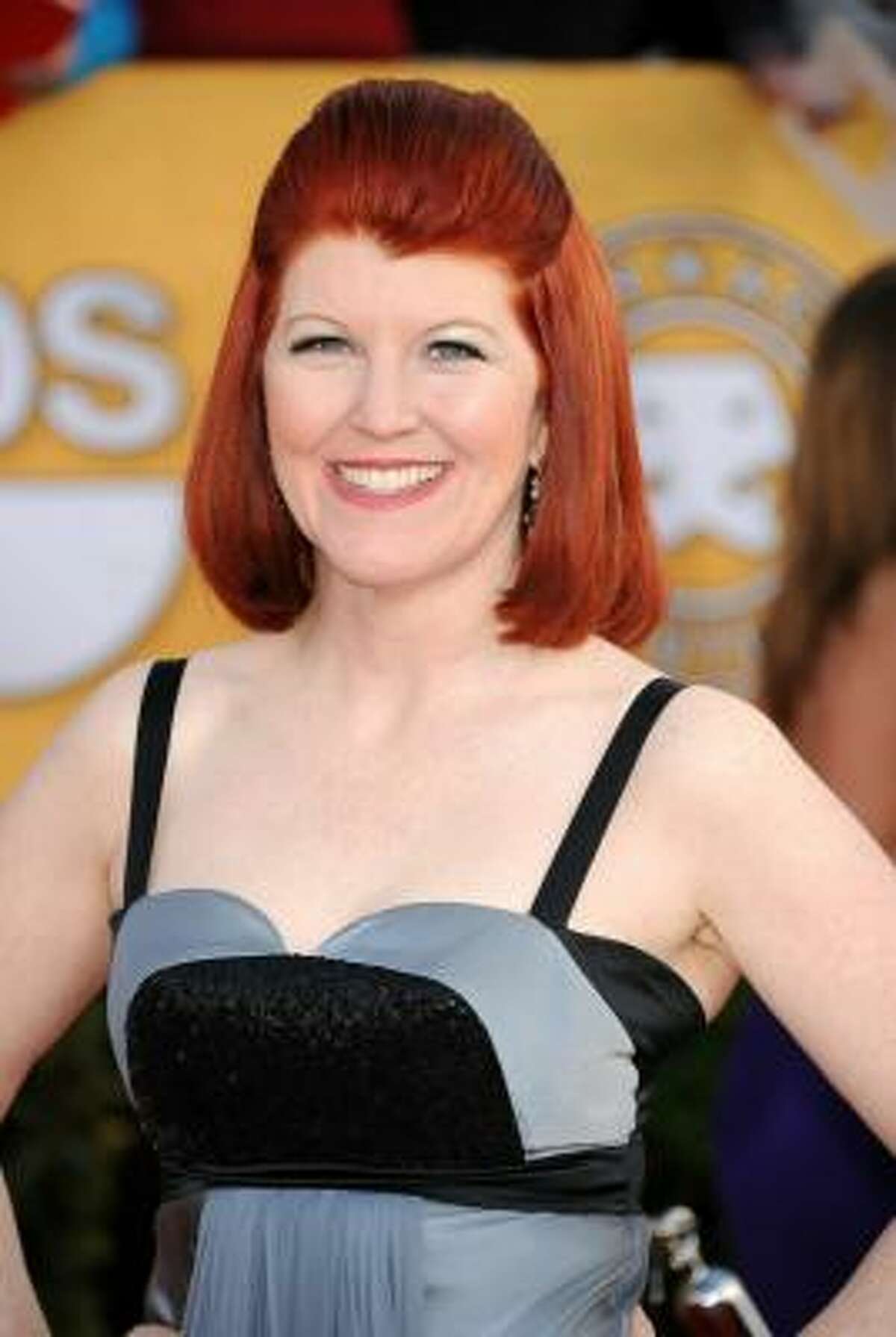 KATE FLANNERY, actress, "The Office": Pittsburgh, 21-7. The Steelers are pretty amazing this year. I don't know; I'm not sure. I'm from Pennsylvania, so I'm going to pick the Steelers.