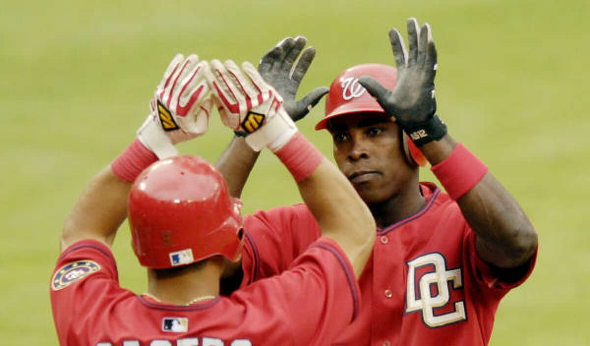 Washington's Alfonso Soriano, right, offers a true 40-40 threat to a team willing to take on his salary.