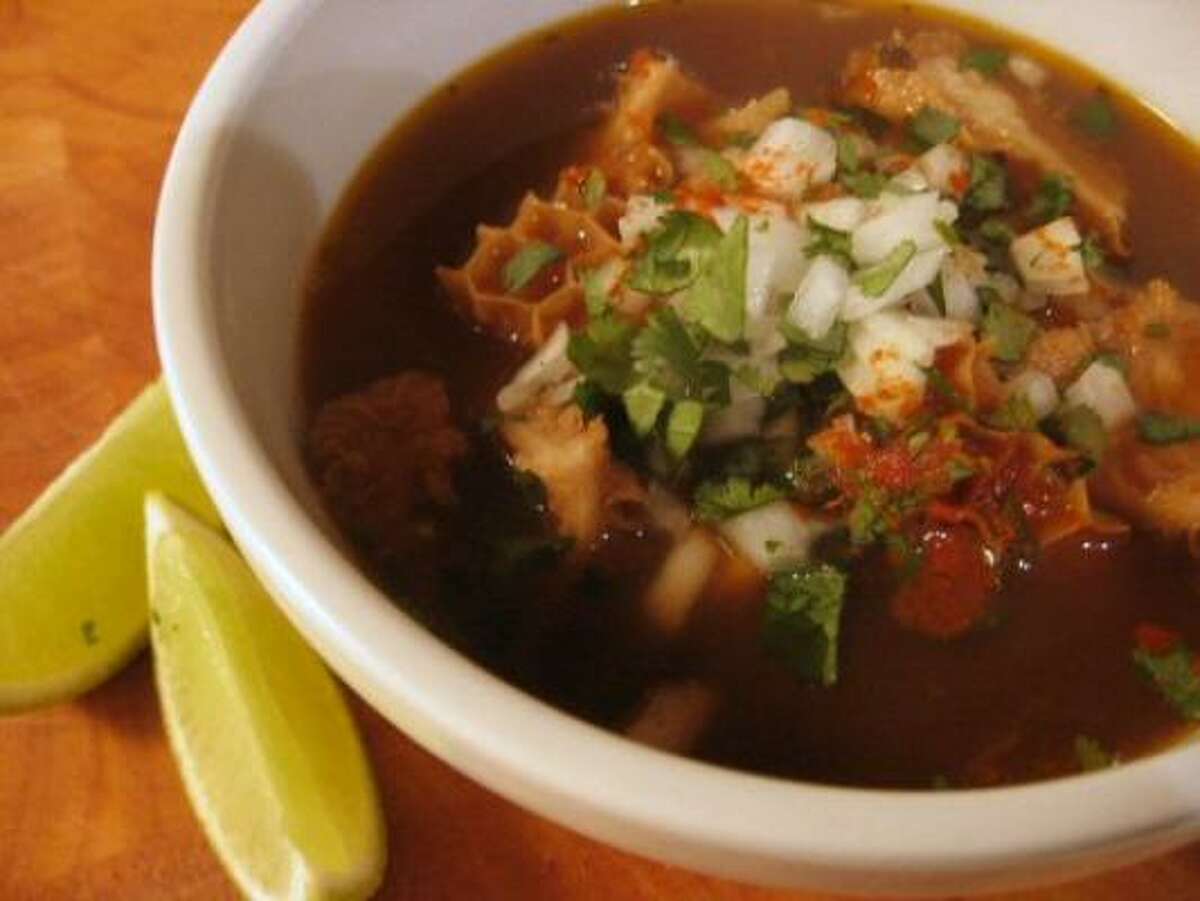 Mexico : Menudo. This beef stomach, beef feet and chili soup does away with tummy aches.