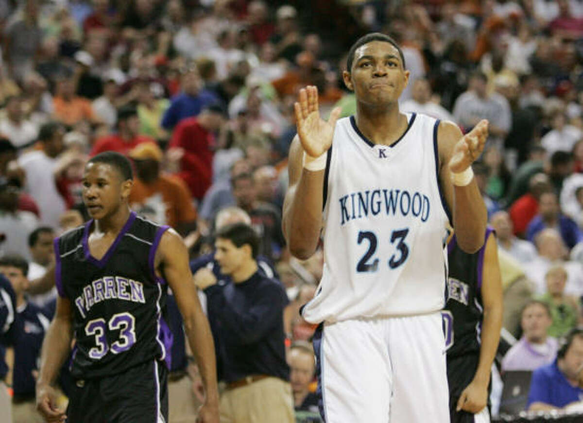 Kingwood will count on contributions from Mike Singletary (23) in District 21-5A.