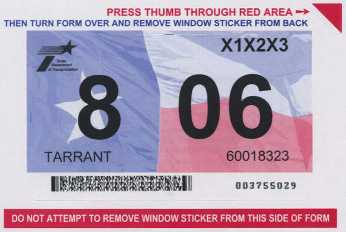 Registration stickers get yet another makeover