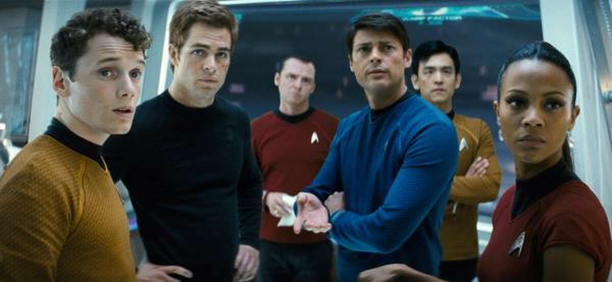 The crew members are a much younger bunch in J.J. Abrams Star Trek.