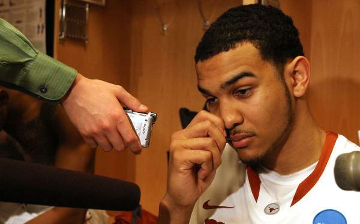 Texas guard Cory Joseph speaks about his in bounds violation and how the difficulty of taking the loss.