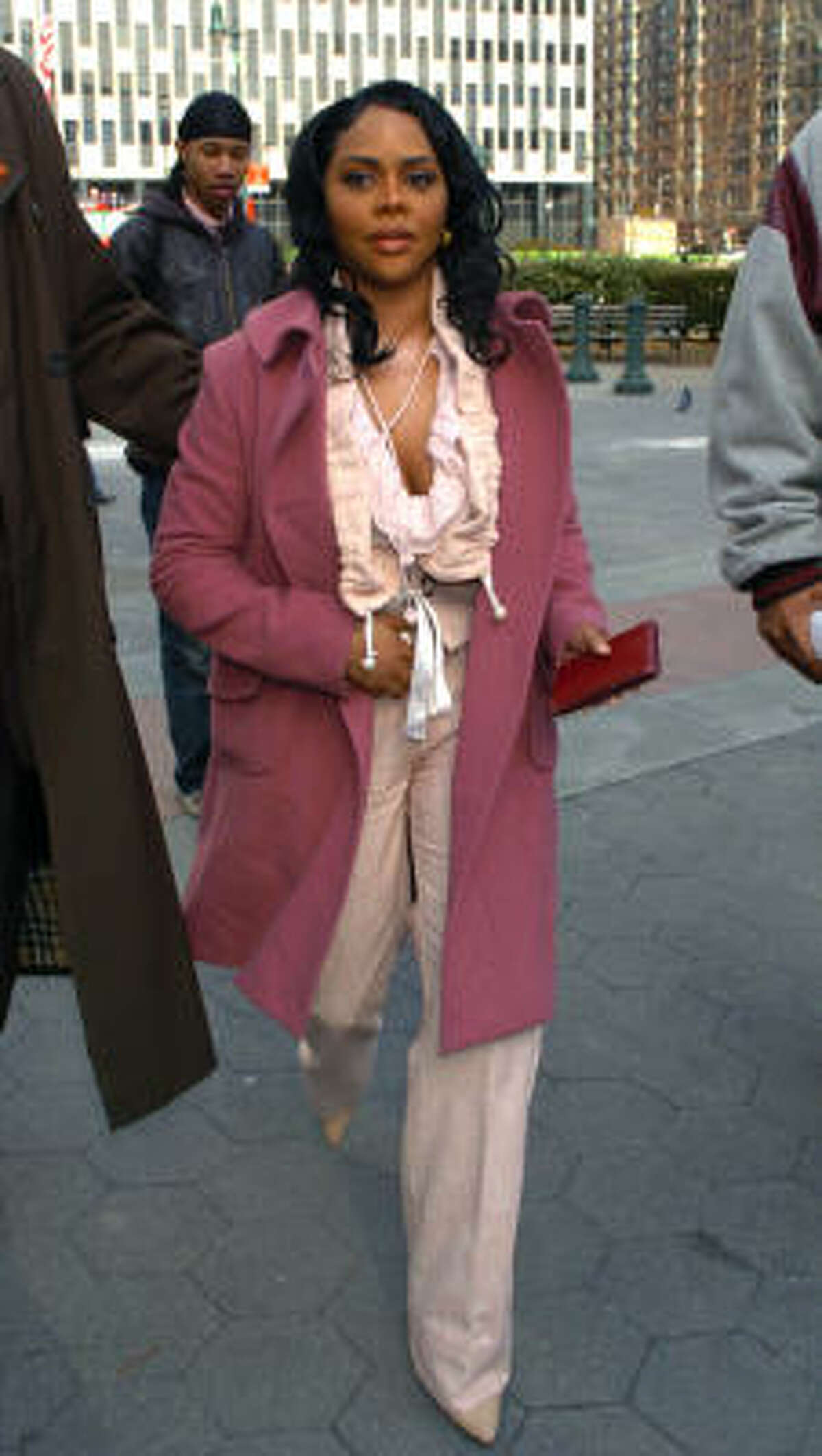 Lil' Kim has a long history of plastic "procedures." Here she is in 2005.
