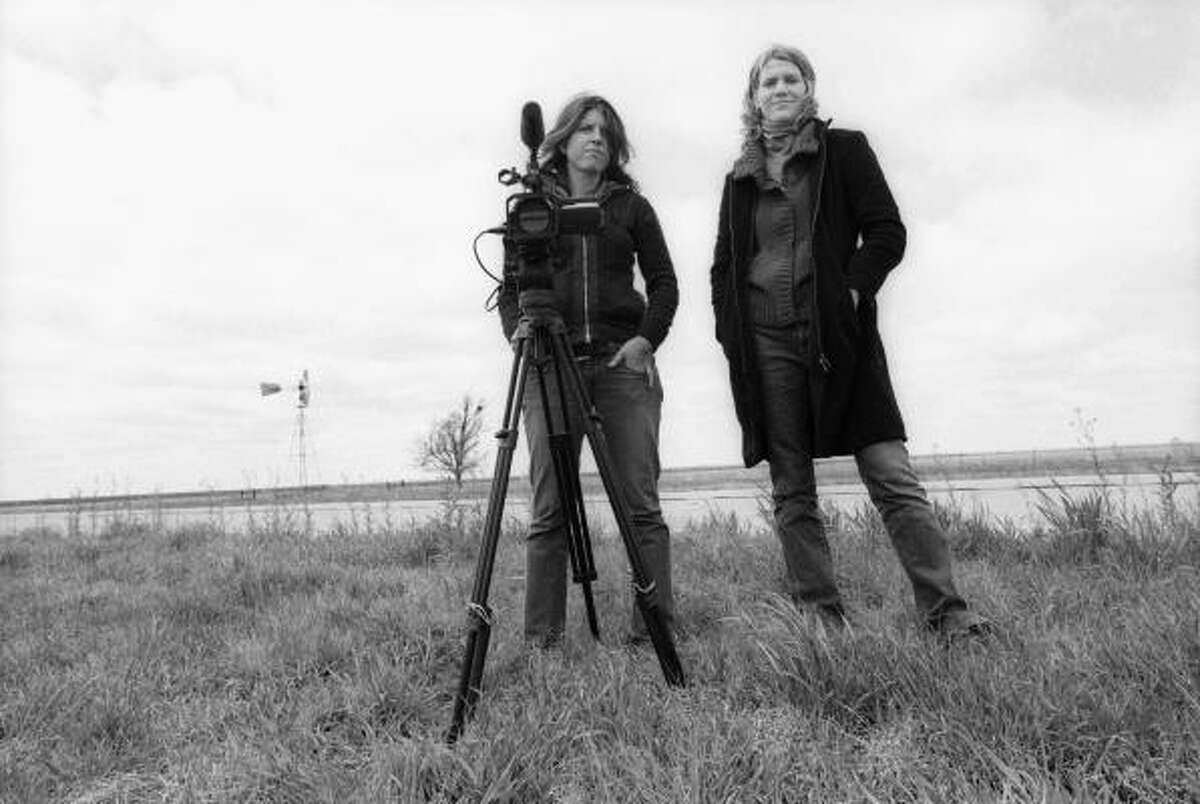 Cassandra Herrman, left, and Kelly Whalen are producers and directors of the documentary Tulia, Texas.