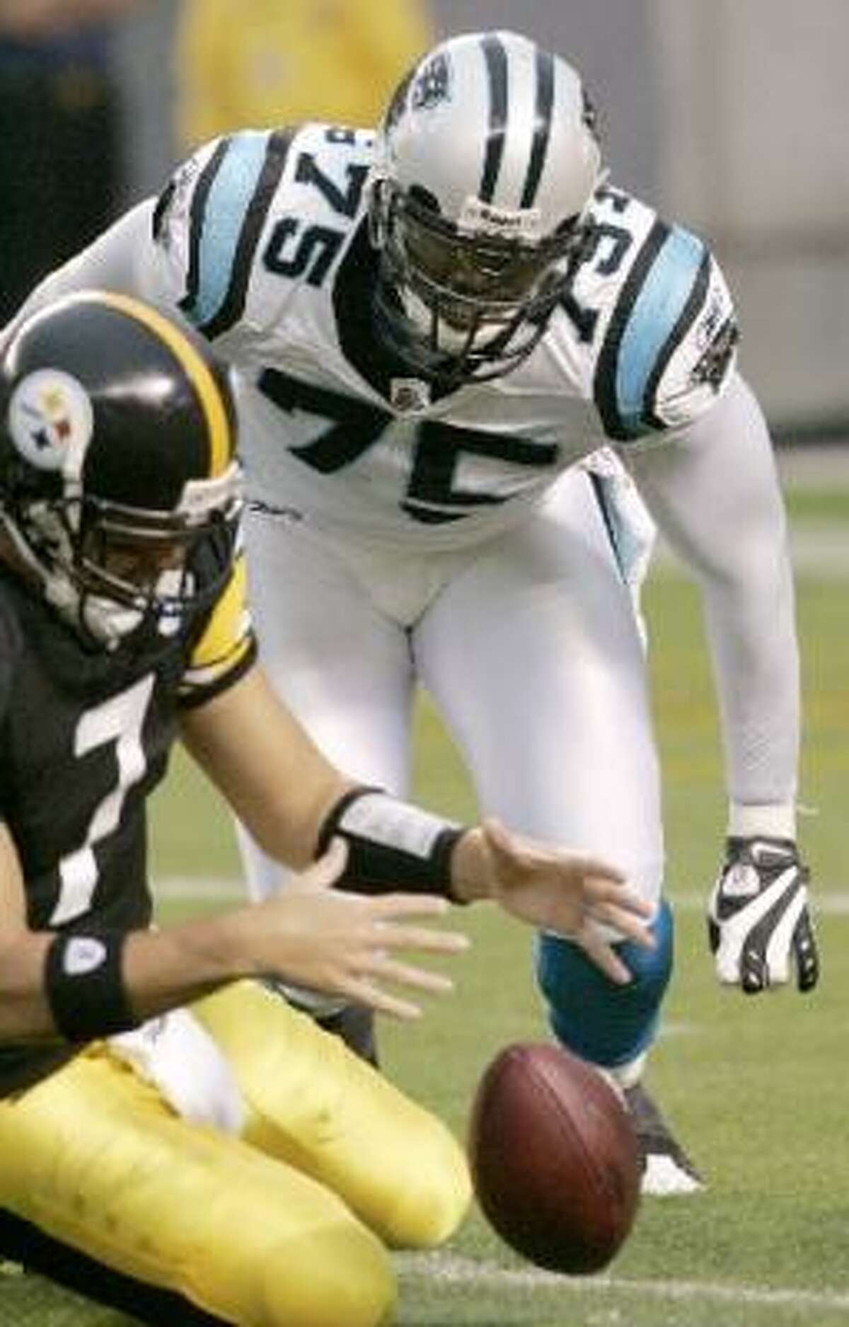 Stanley McClover, a seventh-round pick in 2006, was released by the Carolina Panthers in the final round of cuts.