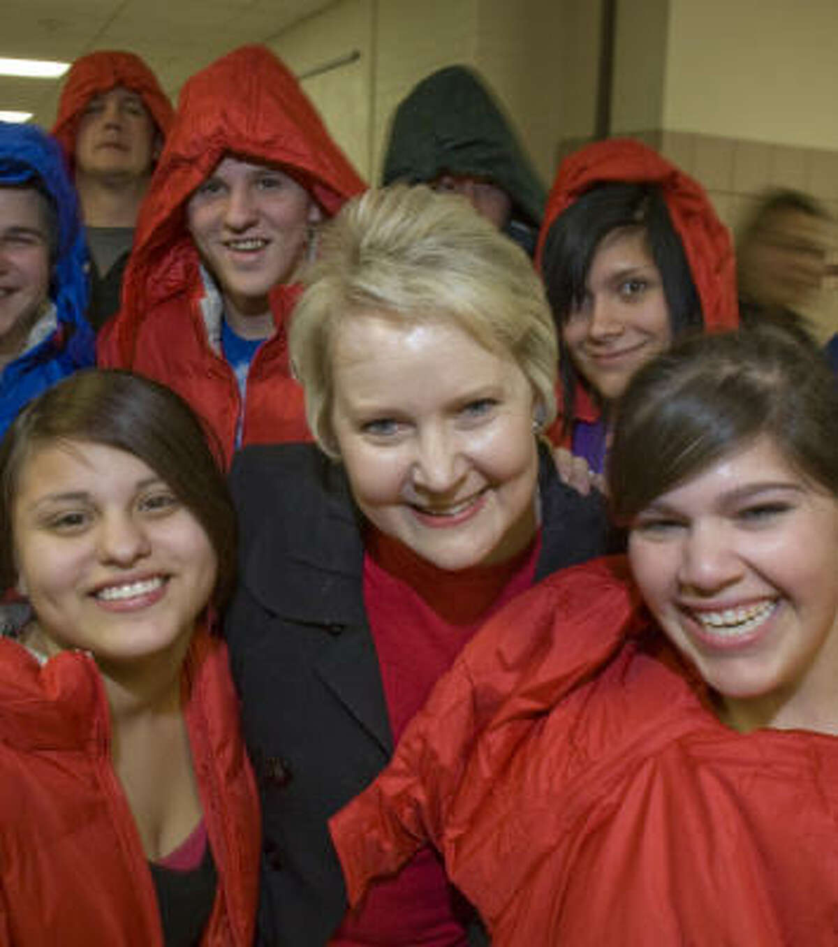 Karen Anderson turned her $100 into $36,000 to buy coats for every student at Galveston's Ball High School, and then some.