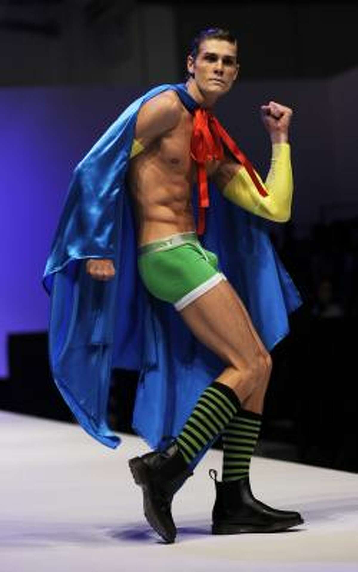 Underwear on the runway