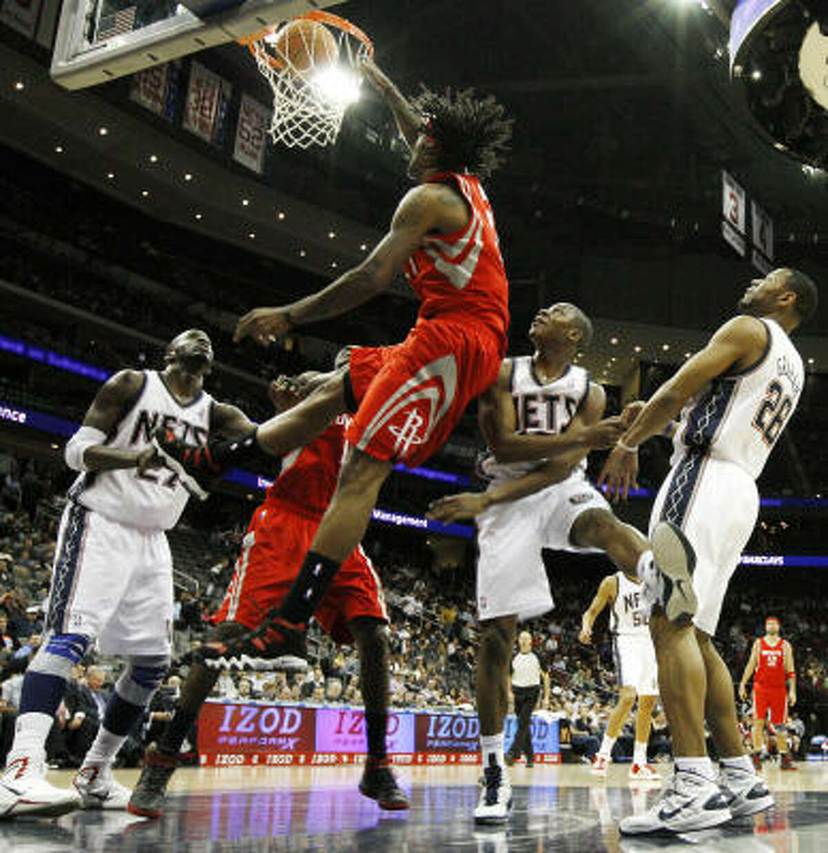 Rockets centers Hill, Thabeet don't mind team trying to replace them