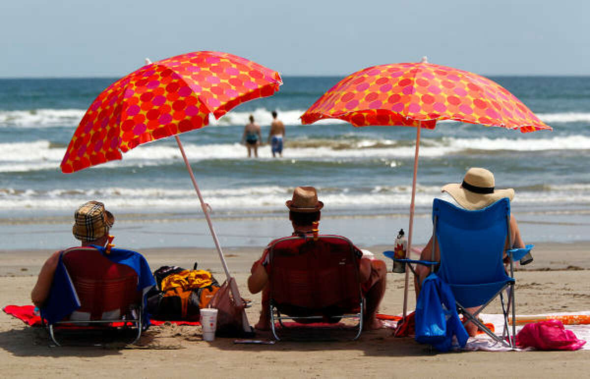 Beginning in June, your umbrella OK at Isle's Stewart Beach