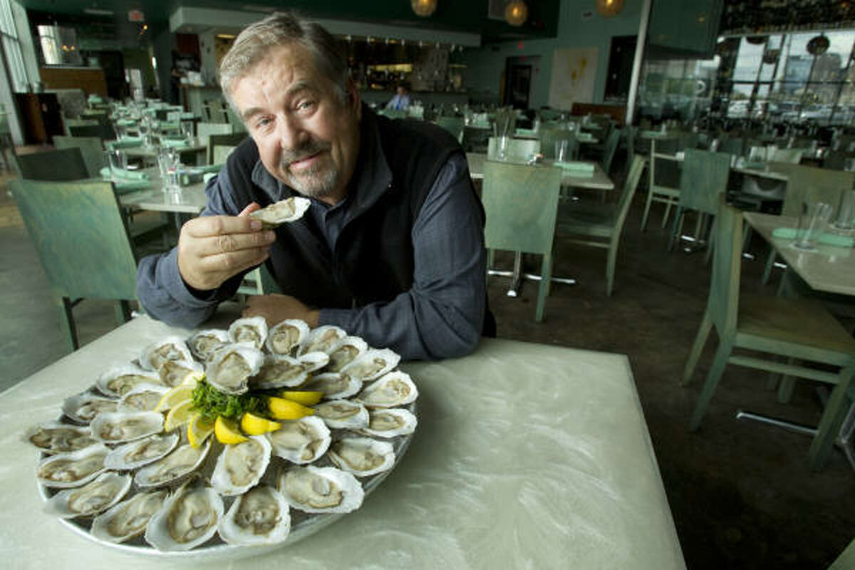 Robb Walsh, seen at Reef, is among local oyster fans who believe that one way to help market Gulf oysters is to name them after the geographical areas from which they're harvested. He's a founding member of Foodways Texas.