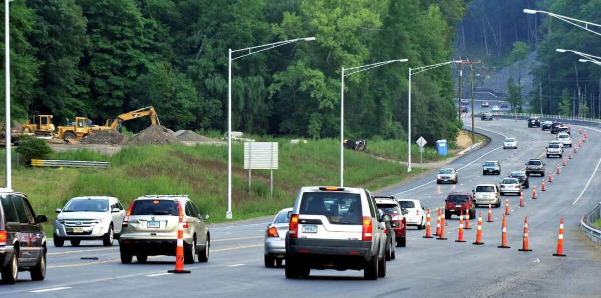 After years of construction the new Route 7 is nearly complete between Danbury and Ridgefield, Monday, Aug. 1, 2011.