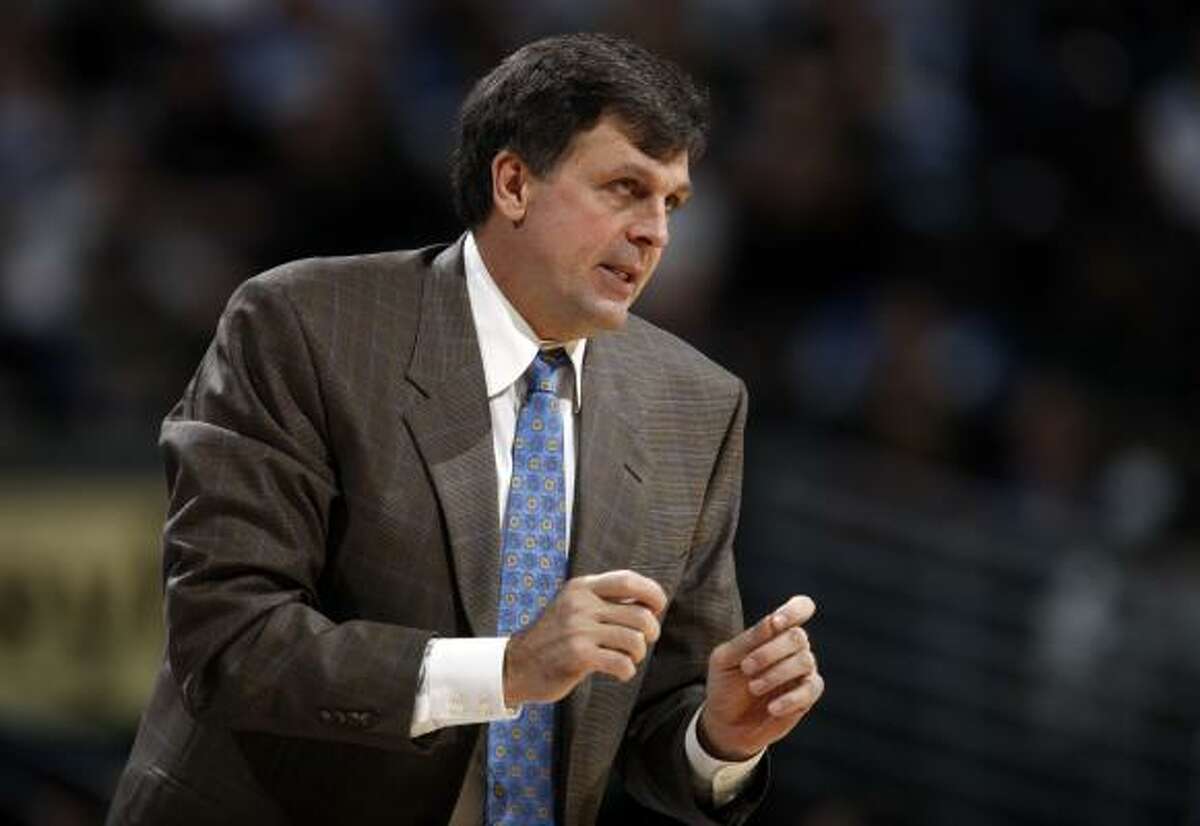 Kevin McHale will spend Friday in Houston working with general manager Daryl Morey.