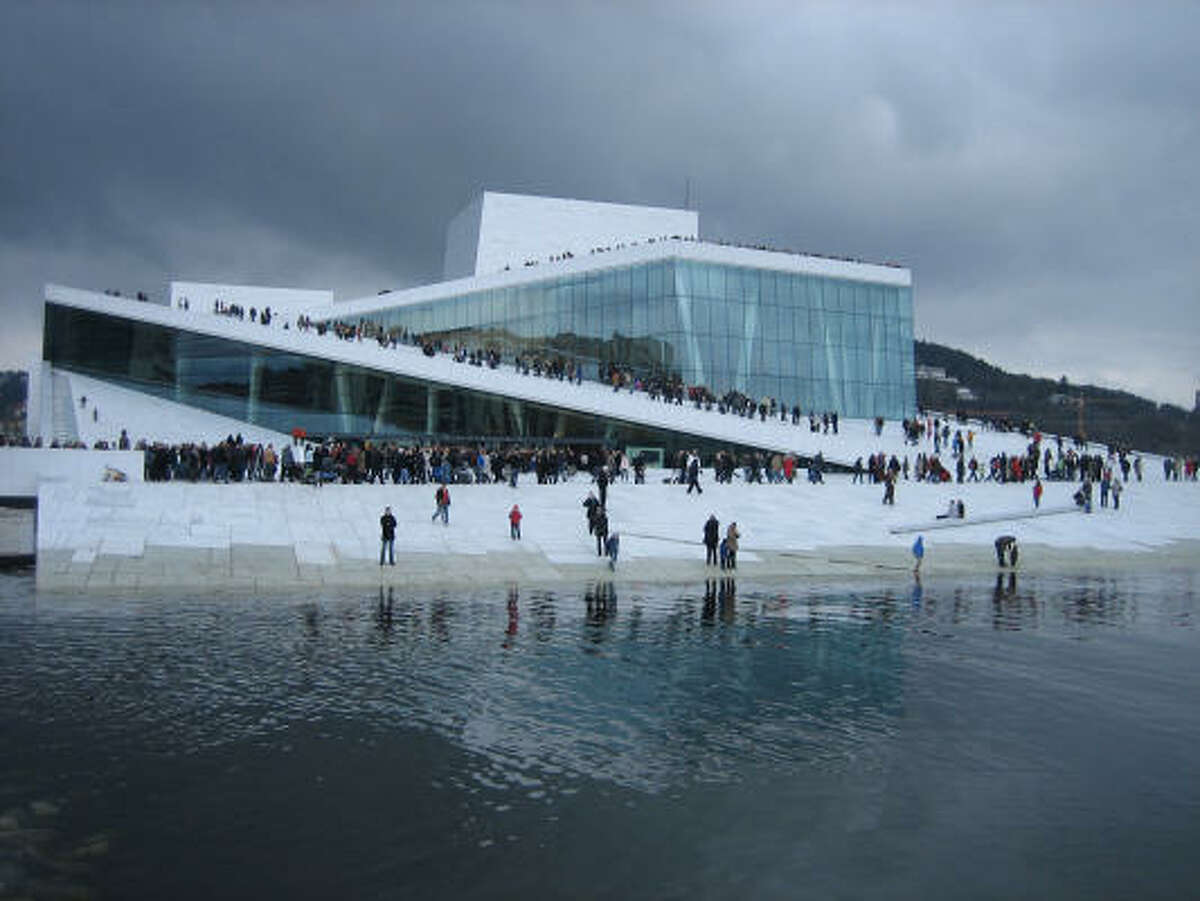 The architecture firm Snøhetta developed the concept for the Oslo Opera House in Norway, and has a building in San Francisco.