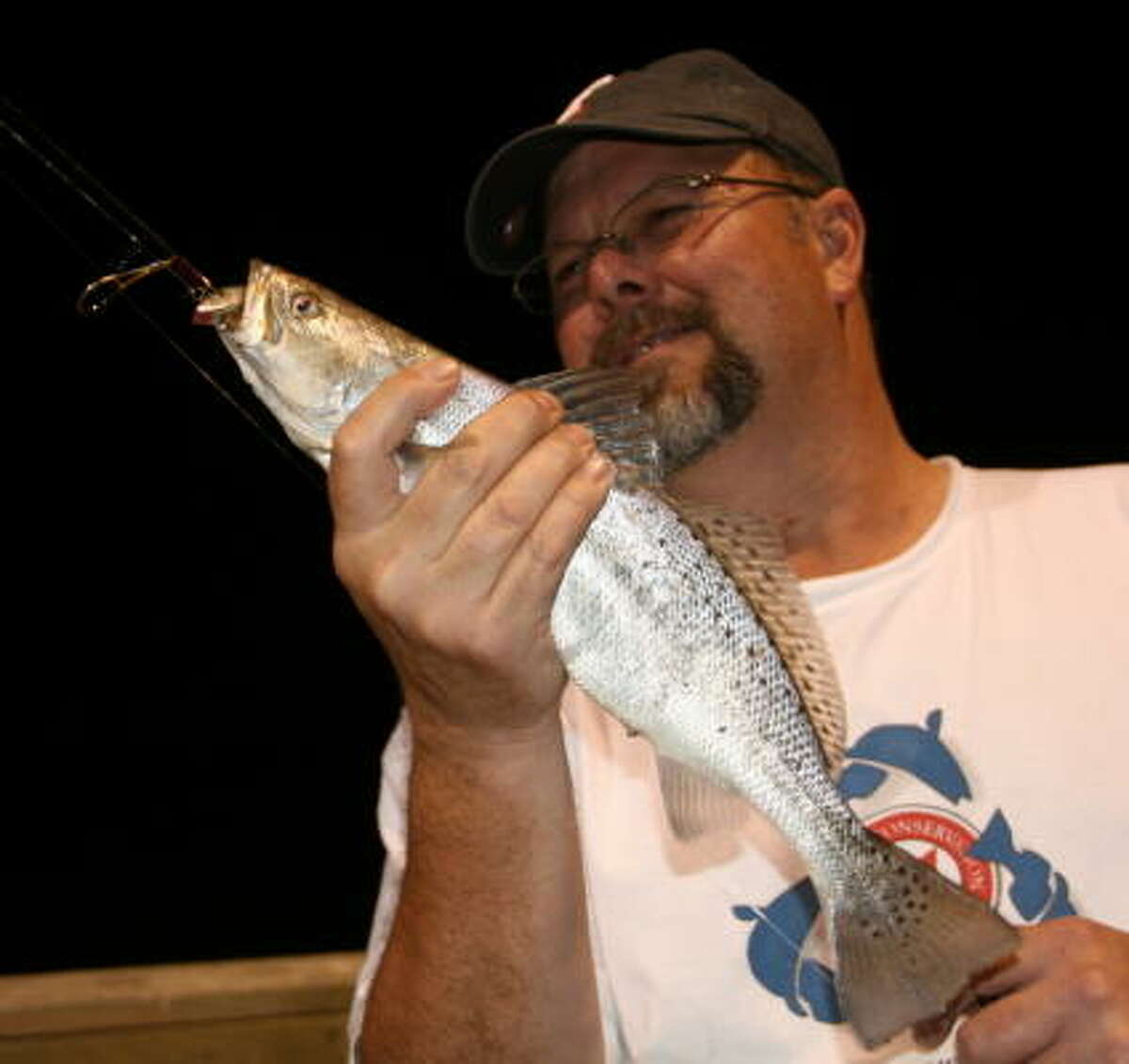 Galveston Bay anglers targeting speckled trout have been stymied by strong wind and resulting rough water. Trout fishing has been very good during brief windows when wind has been down or when anglers can find protected, fishable water.