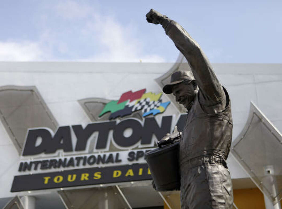 Dale Earnhardt, who has a statute in front of Daytona International Speedway, once dominated NASCAR the way Jimmie Johnson has recently.