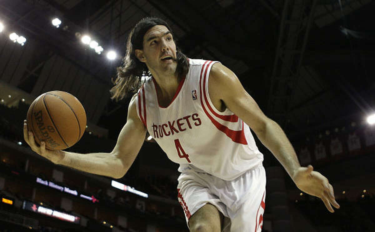 Rockets forward Luis Scola averaged 18.3 points and 8.2 rebounds during the 2010-11 season.