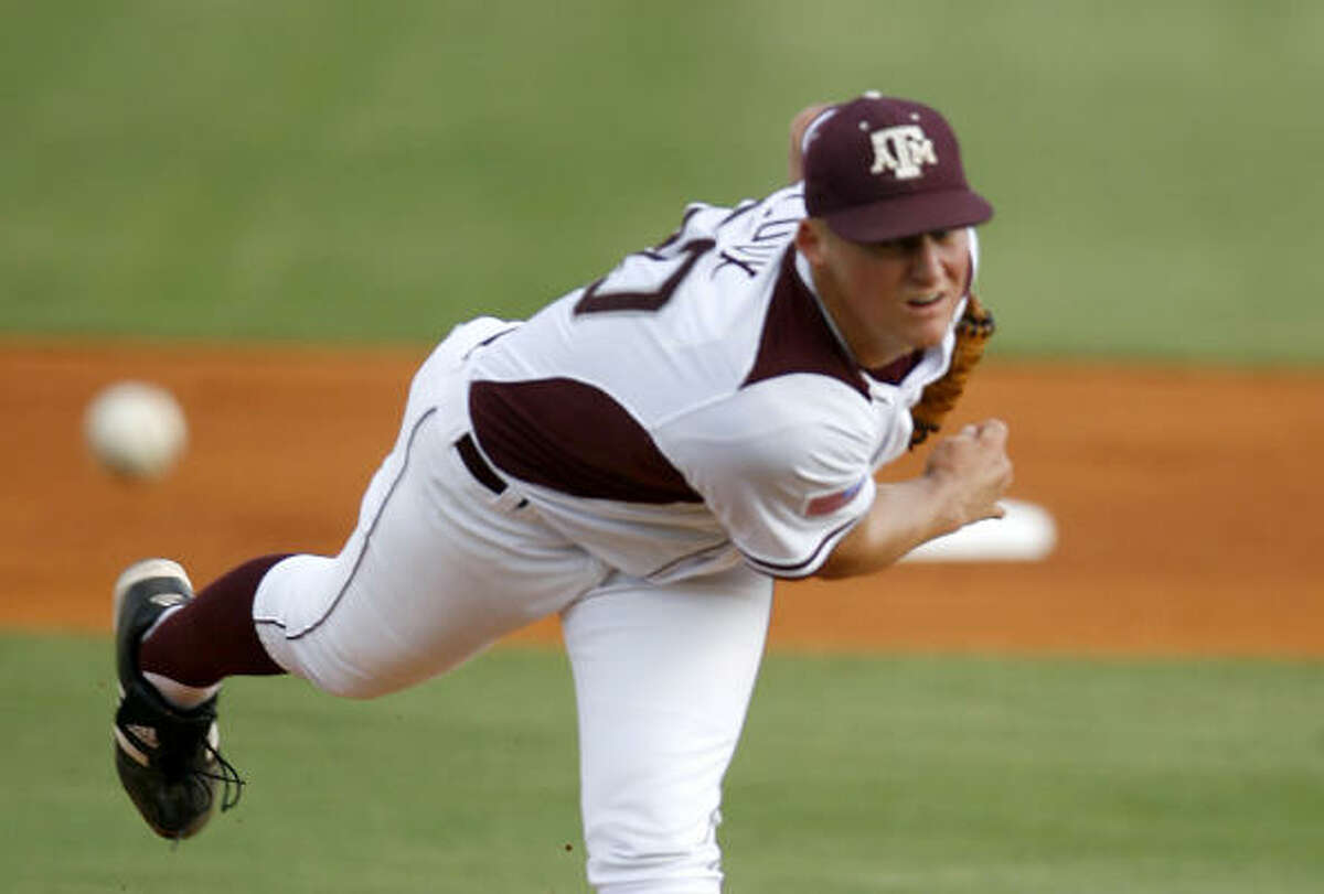 In his junior season at Texas A&M, Barret Loux went 11-2 with a 2.83 ERA in 16 starts and one relief outing. He struck out 136 and walked 34 in 105 innings.
