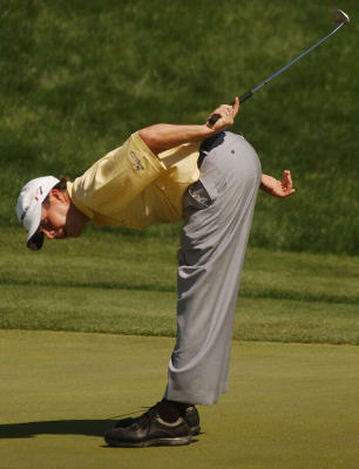 Interrupted Golf Career Resumes For Barron Houston Chronicle - 