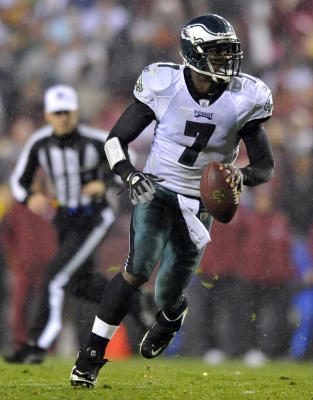 MONDAY NIGHT FOOTBALL: Vick, Eagles embarrass Redskins 59-28