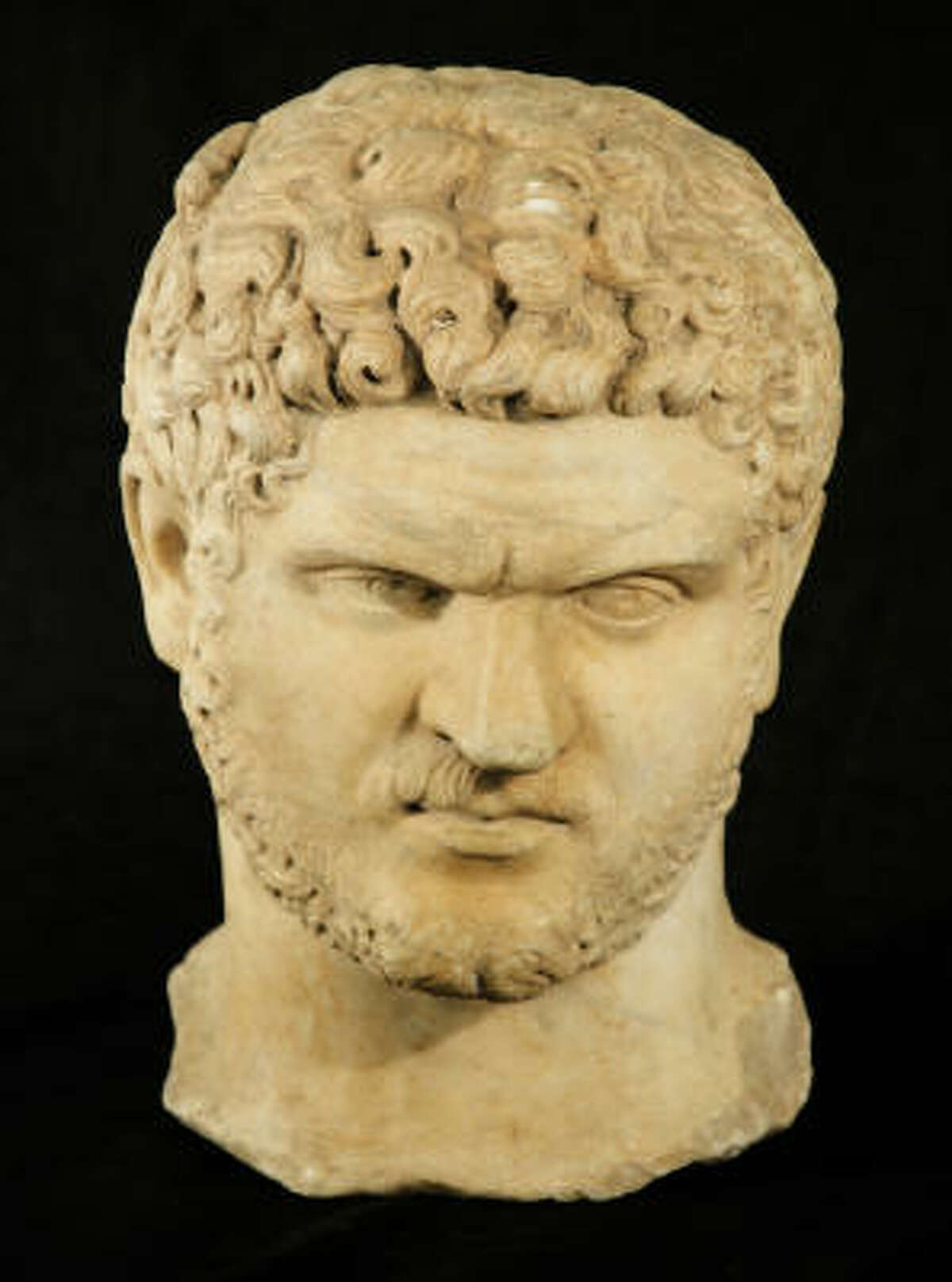Roy Hofheinz bought the bust of Roman Emperor Caracalla about 50 years ago.