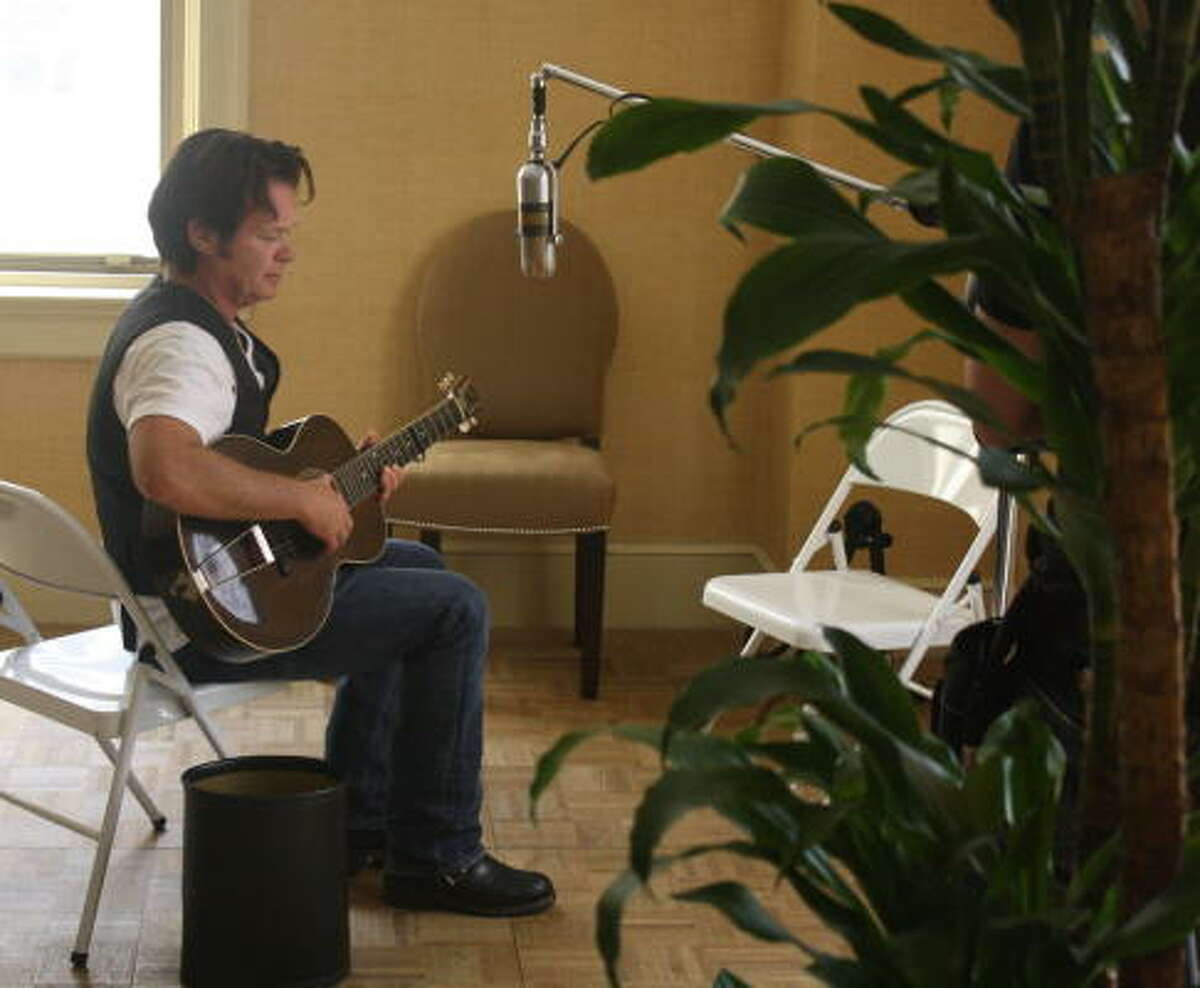 John Mellencamp says he wrote Right Behind Me specifically for recording at the Gunter Hotel.