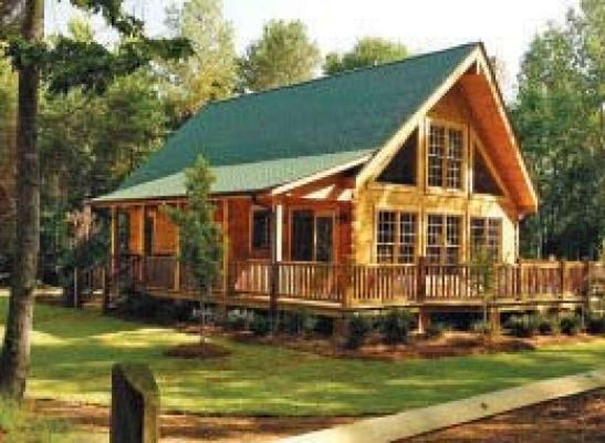 New log cabin for 99,900 at Oakwood Shores
