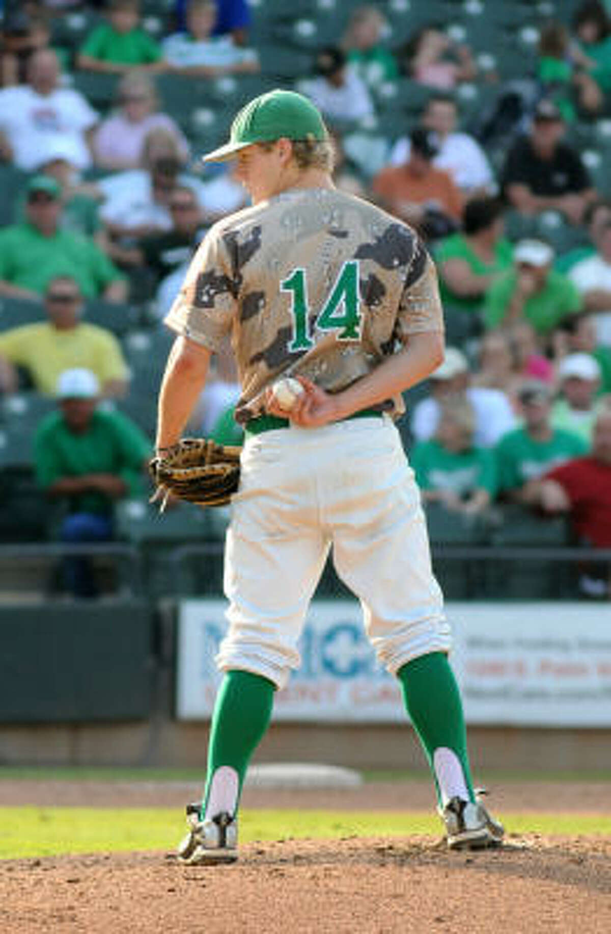 Brenham pitcher Chase Wellbrock was named MVP of the 4A state final after his complete game.