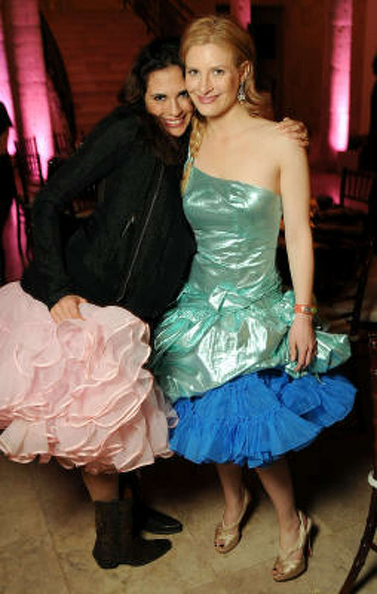 Amy Molina and Molly Gochman at the Debutantes Run Wild Gala