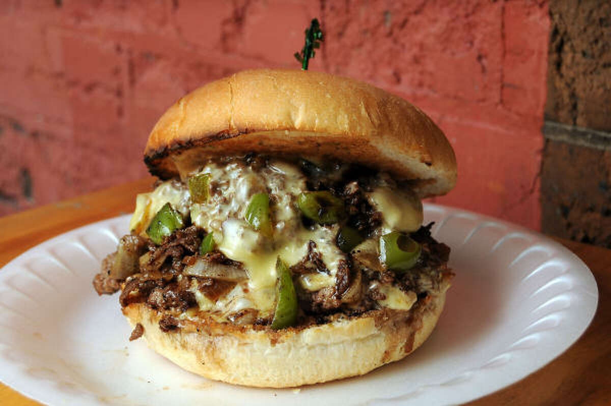 The Philly Cheesesteak Burger.