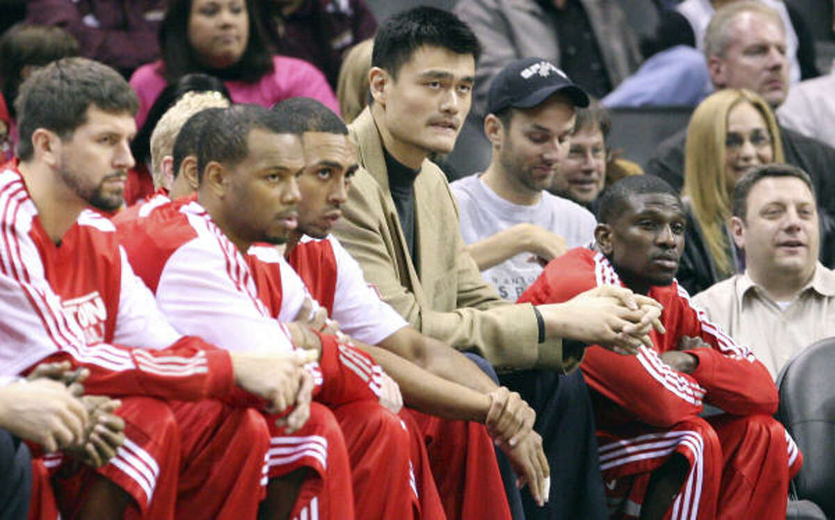Under the current plan, Yao is limited to 24 minutes per game and he does not play in back-to-back games.