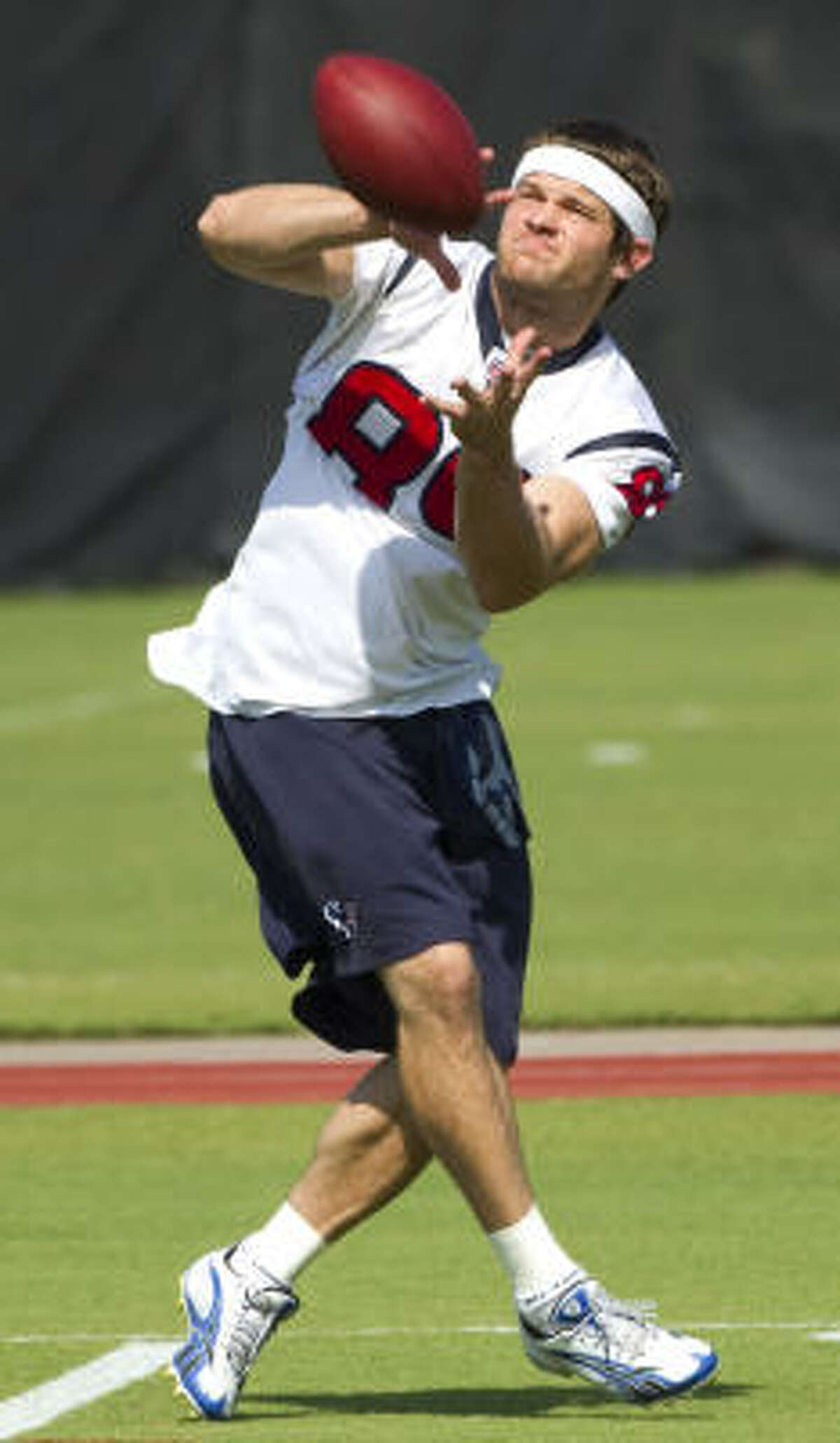 Texans wide receiver David Anderson started eight games last season after starting only one during his first three seasons.