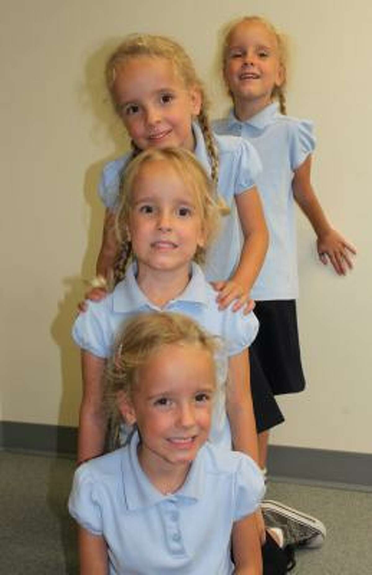 WHO'S WHO: The Breedlove sisters are in kindergarten at Marek Elementary School in Pearland.