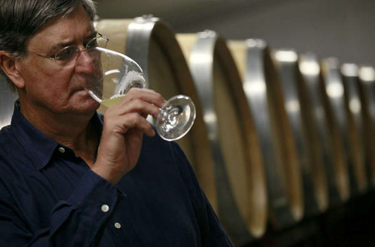 Richard Becker produces exceptional French varietals at Becker Vineyards in Stonewall.