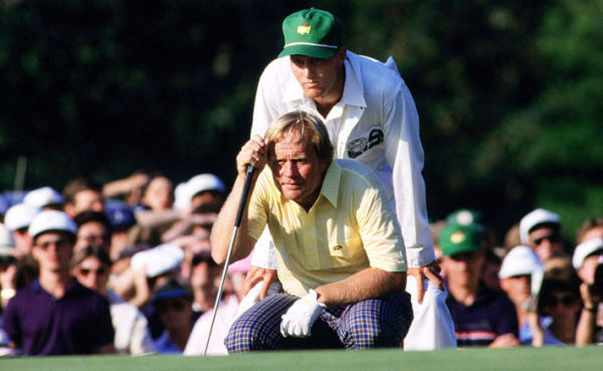 In 1986, Jack Nicklaus shoots a final-round 65 to become the oldest Masters champion at 46.