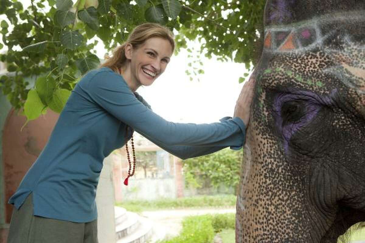 Eat Pray Love, $4.9 million: Julia Roberts plays a newly-single woman who travels to Italy, India and Bali to find herself.