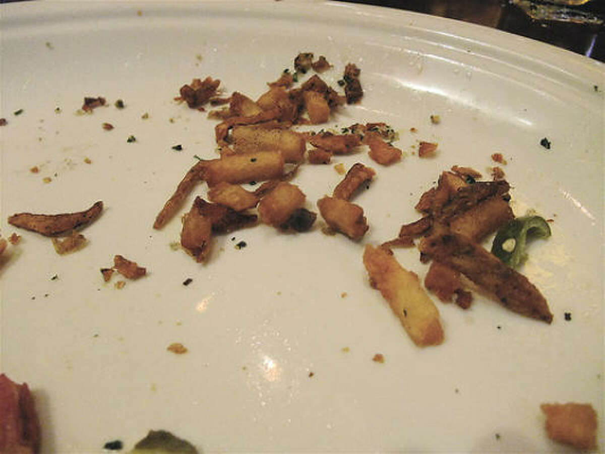 The fries at Laurenzo's are so good, even the debris is worth eating to the last little bit.