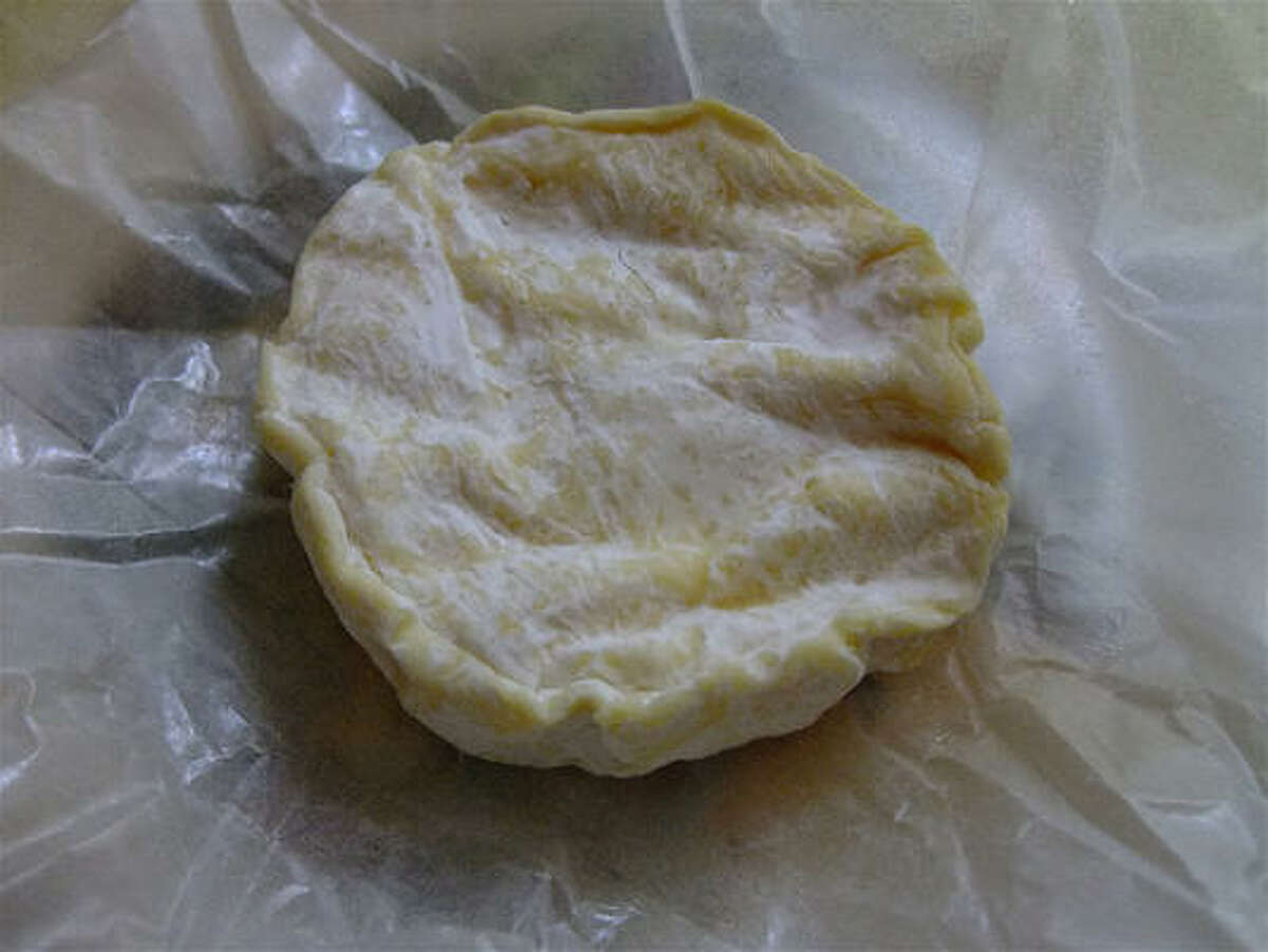Scholten Family Farm's Weybridge Cheese, a bloomy-rind pasteurized cow's milk cheese aged just 21 days.
