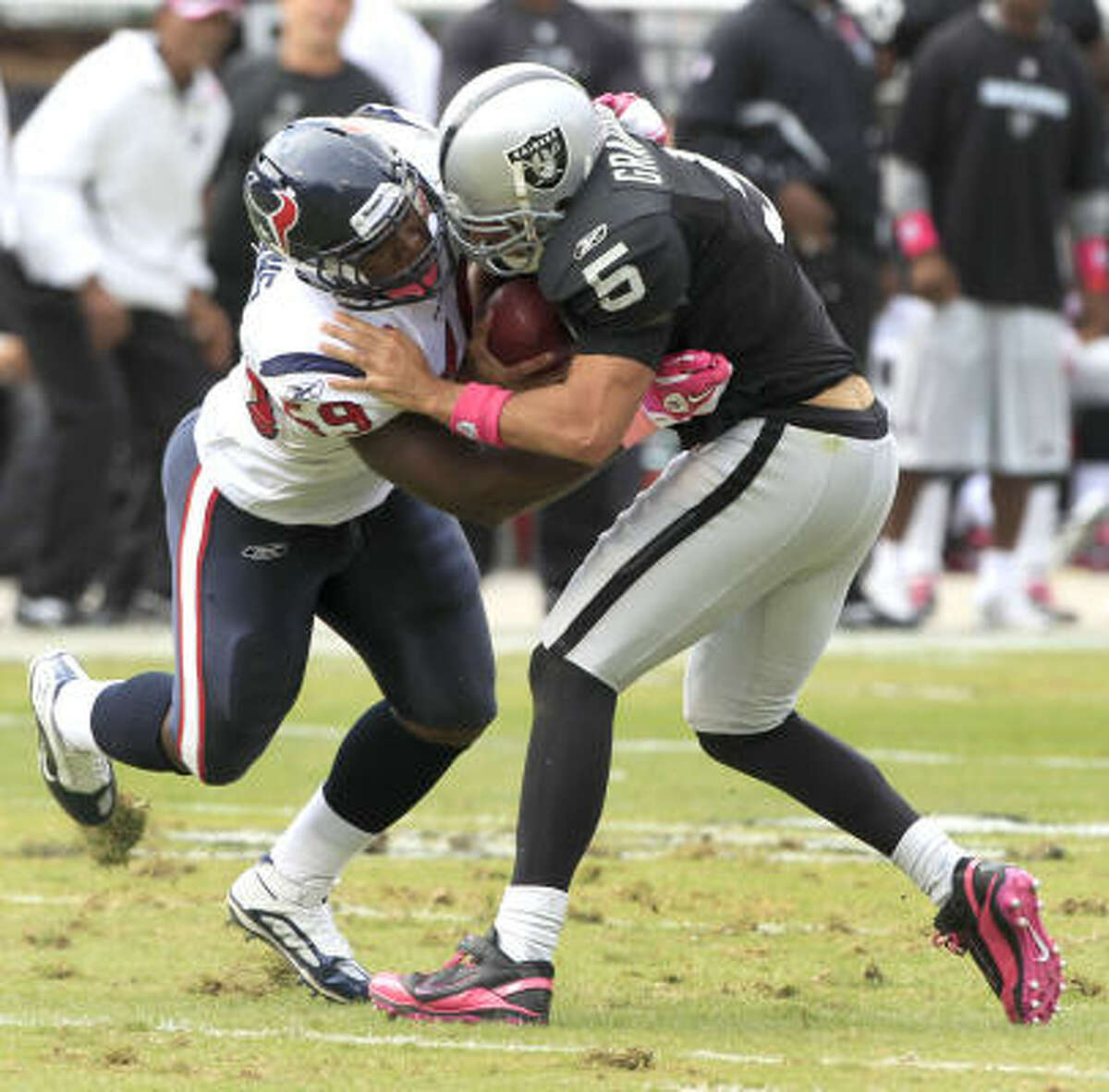 The Texans' win over the Raiders produced a 23.1 Nielsen rating and 44 share on KHOU.