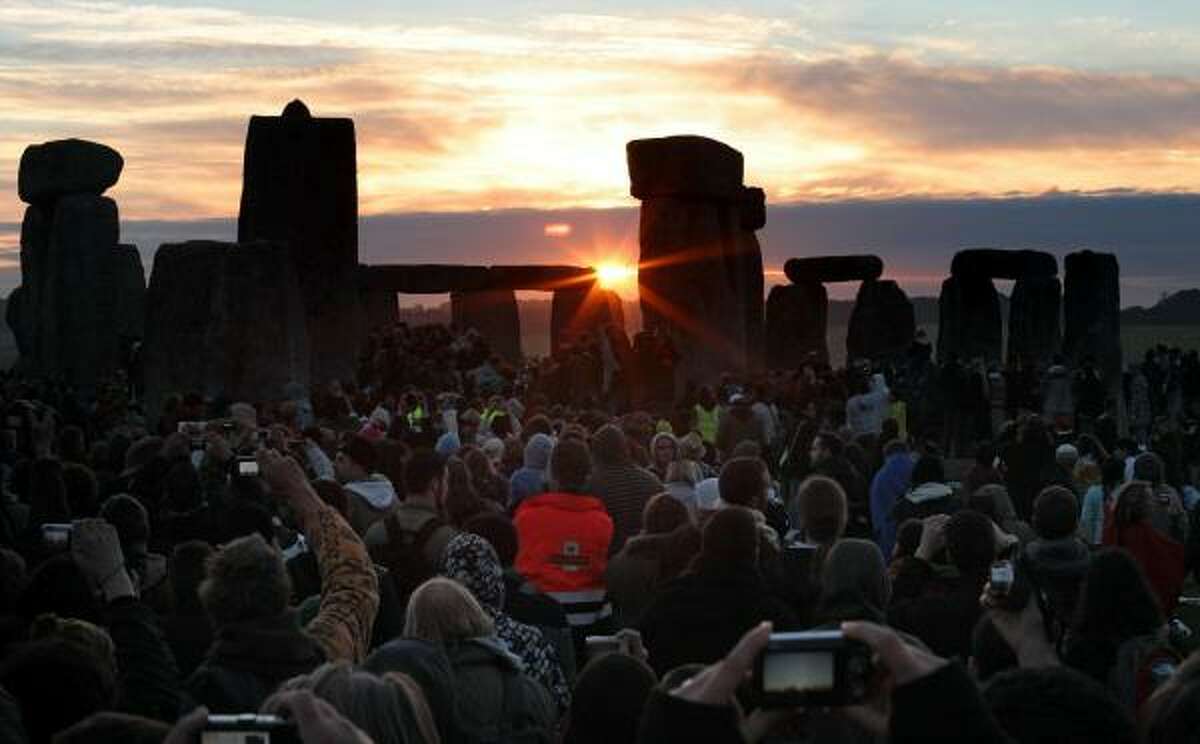 Stonehenge is the world’s most popular site to celebrate the start of summer, with 20,000 people gathered there this morning.