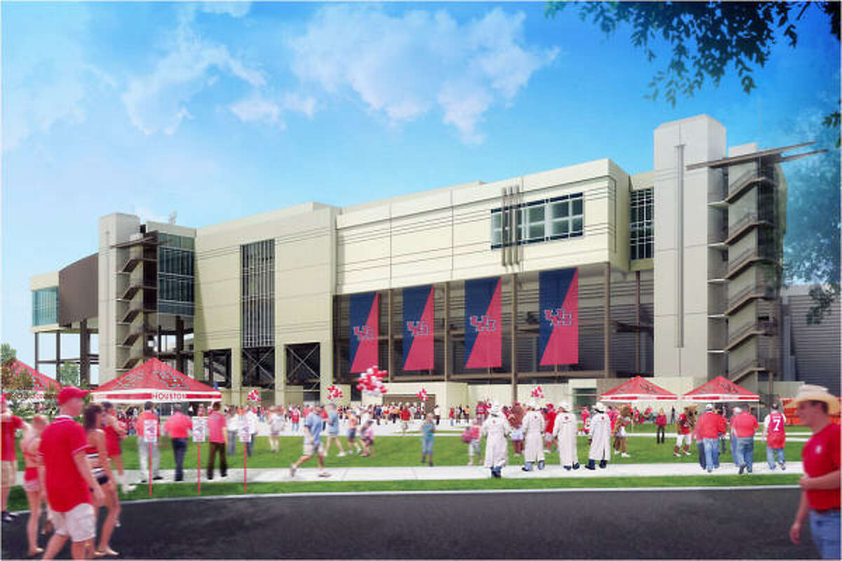 An exterior view of the new stadium to be built on the site of Robertson Stadium.