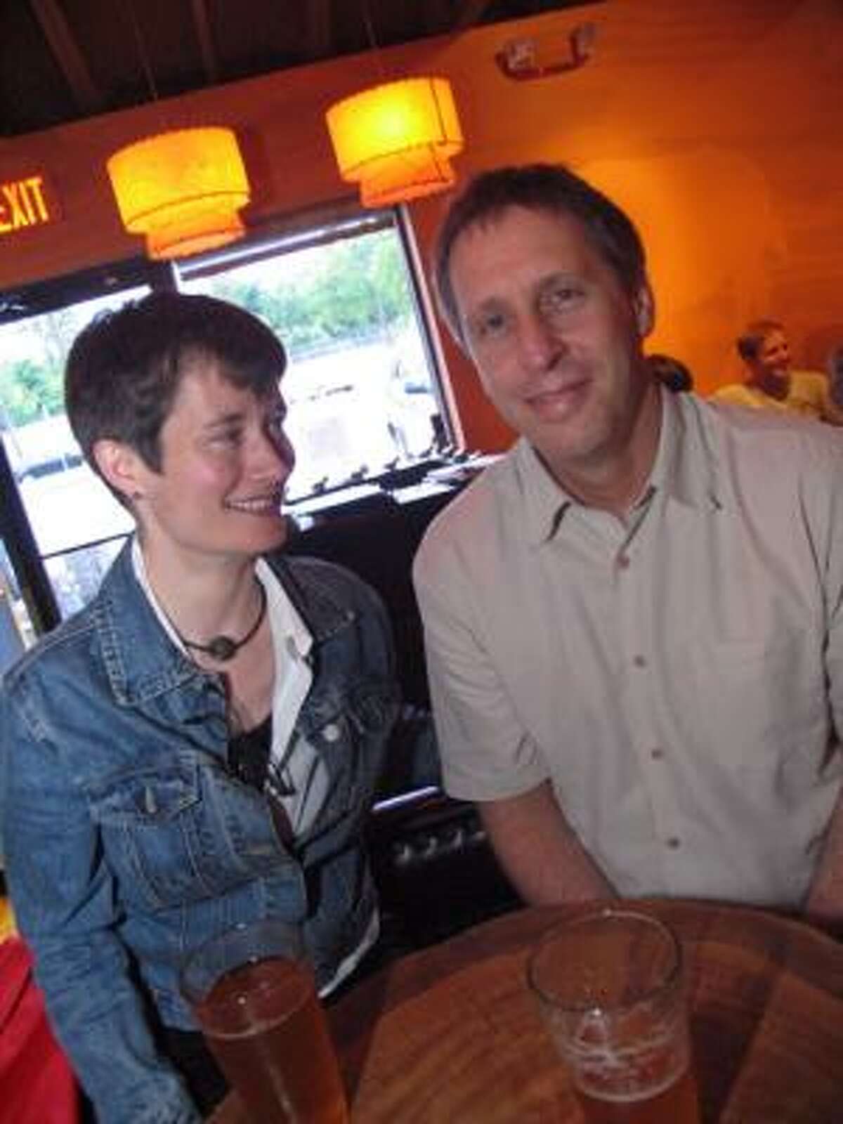 Sarah Whiting, left, and Ron Witte